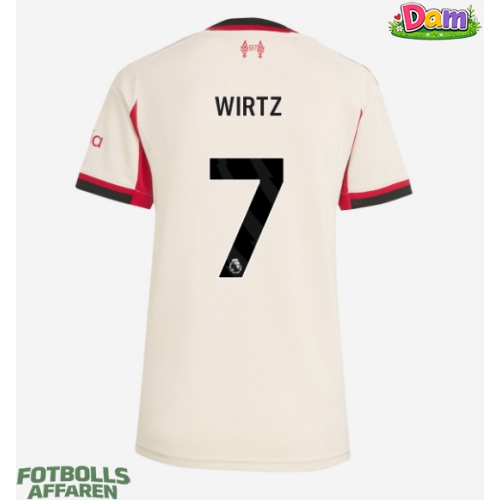 Liverpool Florian Wirtz #7 Bortatröja Kvinnor 2025-26 Kortärmad